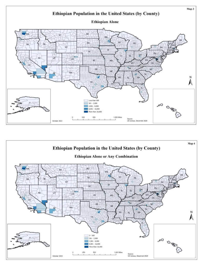 Ethiopian Population in the United States